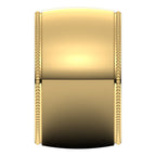 Lightweight Milgrain Half Round Band