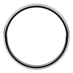 Milgrain Comfort-Fit Half Round Band