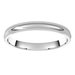 Milgrain Comfort-Fit Half Round Band