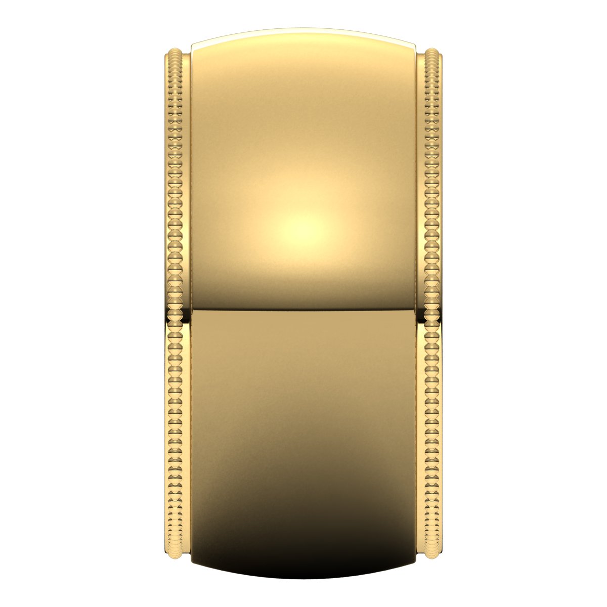 Milgrain Comfort-Fit Half Round Band