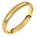 Lightweight Milgrain Comfort-Fit Half Round Band