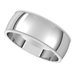 Lightweight Milgrain Half Round Band