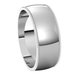 Lightweight Milgrain Half Round Band