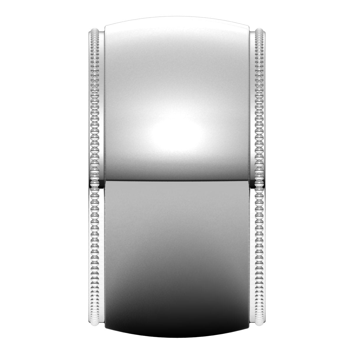 Milgrain Comfort-Fit Half Round Band