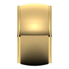 Milgrain Comfort-Fit Half Round Band