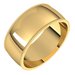 Lightweight Milgrain Half Round Band