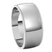 Lightweight Milgrain Half Round Band