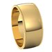 Lightweight Milgrain Half Round Band