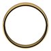 Lightweight Milgrain Comfort-Fit Half Round Band