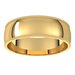 Lightweight Milgrain Comfort-Fit Half Round Band