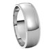 Milgrain Comfort-Fit Half Round Band