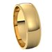 Lightweight Milgrain Comfort-Fit Half Round Band