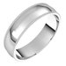 Milgrain Comfort-Fit Half Round Band