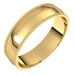 Milgrain Comfort-Fit Half Round Band