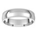 Milgrain Comfort-Fit Half Round Band