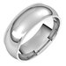 Lightweight Milgrain Comfort-Fit Half Round Band