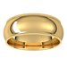 Lightweight Milgrain Comfort-Fit Half Round Band