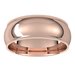 Milgrain Comfort-Fit Half Round Band