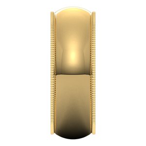 Milgrain Comfort-Fit Half Round Band