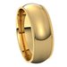 Lightweight Milgrain Comfort-Fit Half Round Band