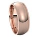 Lightweight Milgrain Comfort-Fit Half Round Band