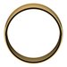 Milgrain Comfort-Fit Half Round Band