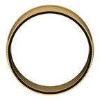 Milgrain Comfort-Fit Half Round Band