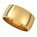 Milgrain Comfort-Fit Half Round Band