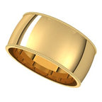 Milgrain Comfort-Fit Half Round Band