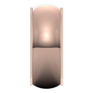 Milgrain Comfort-Fit Half Round Band