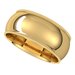 Milgrain Comfort-Fit Half Round Band