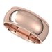 Milgrain Comfort-Fit Half Round Band