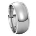 Lightweight Milgrain Comfort-Fit Half Round Band