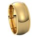 Milgrain Comfort-Fit Half Round Band