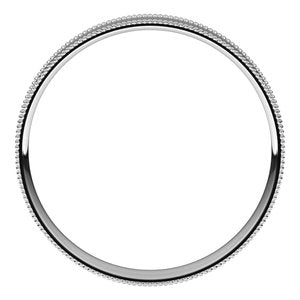 Milgrain Comfort-Fit Flat Band
