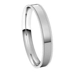Milgrain Comfort-Fit Flat Band