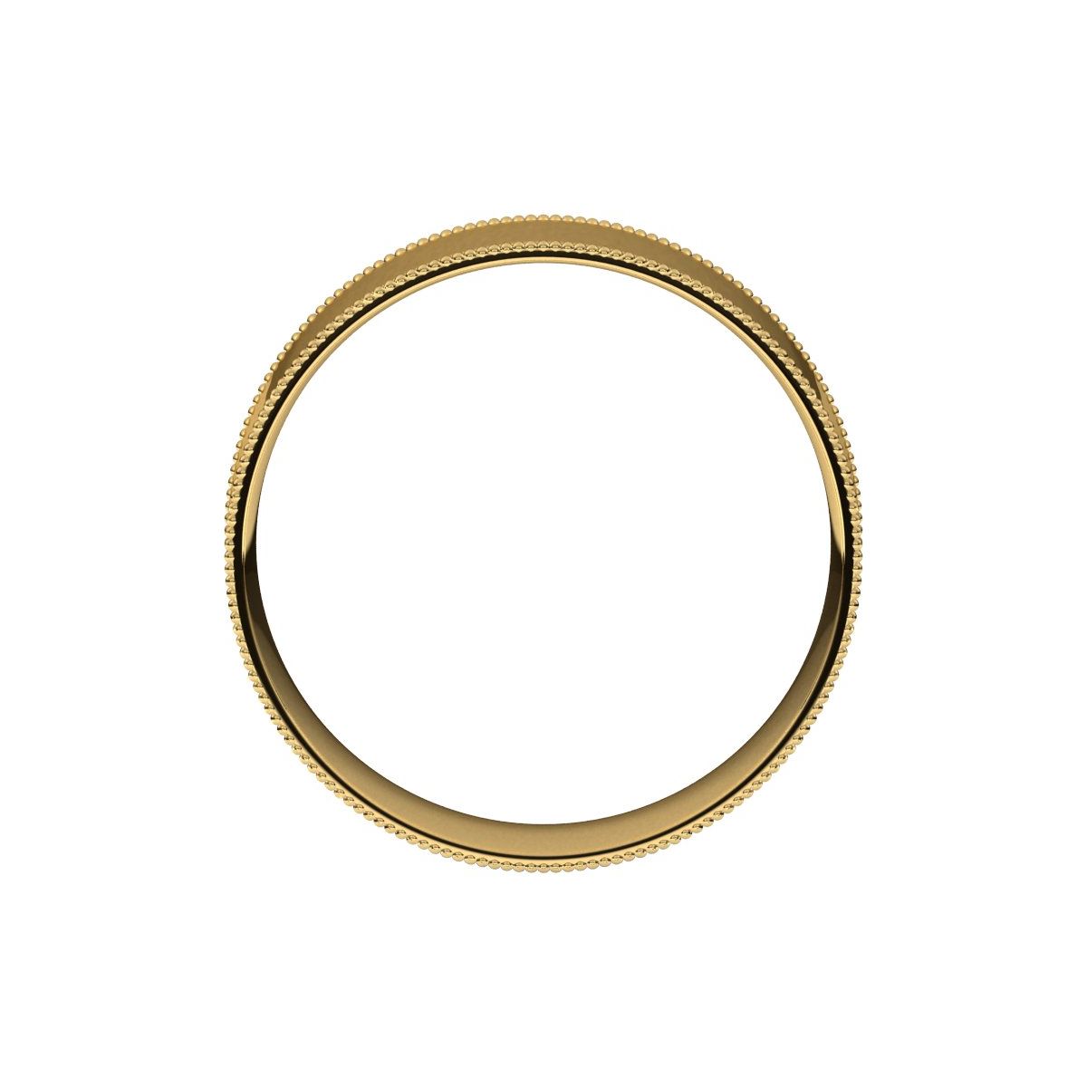 Milgrain Comfort-Fit Flat Band