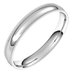 Lightweight Milgrain Comfort-Fit Half Round Band