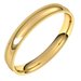 Lightweight Milgrain Comfort-Fit Half Round Band