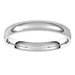 Lightweight Milgrain Comfort-Fit Half Round Band
