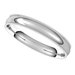 Lightweight Milgrain Comfort-Fit Half Round Band