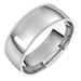 Lightweight Milgrain Comfort-Fit Half Round Band