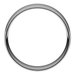 Lightweight Milgrain Comfort-Fit Half Round Band