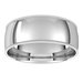 Lightweight Milgrain Comfort-Fit Half Round Band