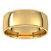 Lightweight Milgrain Comfort-Fit Half Round Band