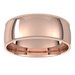 Lightweight Milgrain Comfort-Fit Half Round Band
