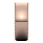 Lightweight Milgrain Comfort-Fit Half Round Band