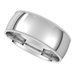 Lightweight Milgrain Comfort-Fit Half Round Band