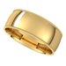 Lightweight Milgrain Comfort-Fit Half Round Band