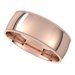 Lightweight Milgrain Comfort-Fit Half Round Band